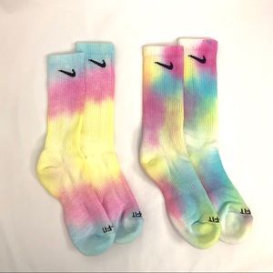 Custom Tie Dye Nike Socks
